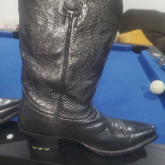 Schyenne Black Leather Western Boots – Pointed Toe – Women’s - Picture 2 of 9